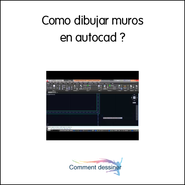 Como dibujar muros en autocad